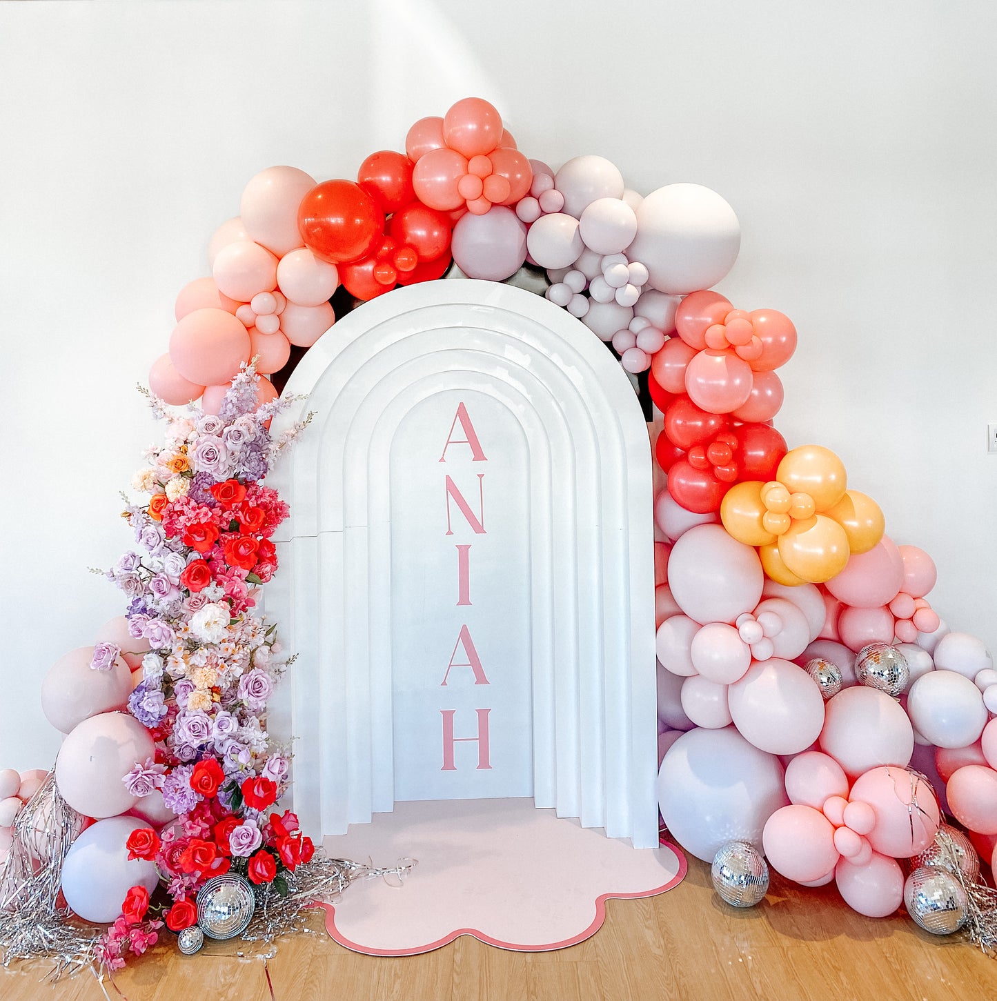 White 5 Step Arch