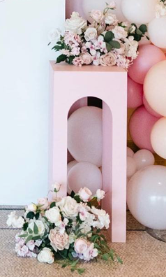 Pink Arch Plinth