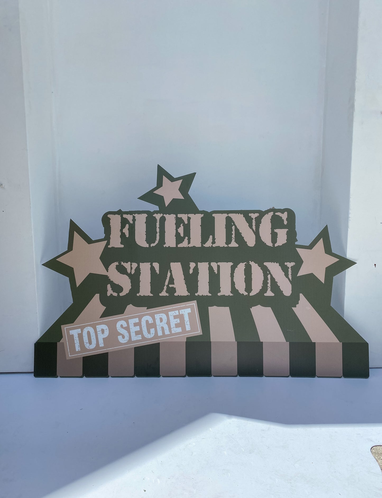 Army Fuel Station Cut Out