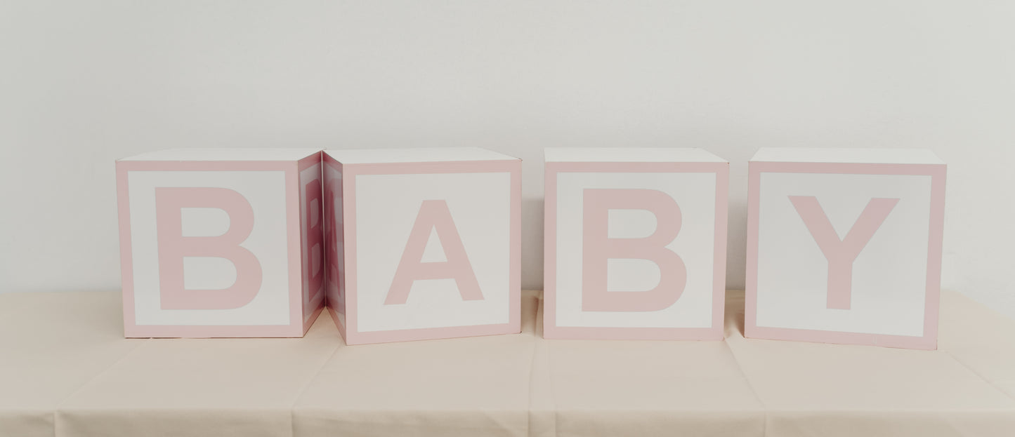Pink Baby Blocks
